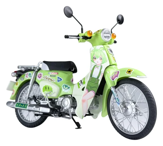 Produktbild zu Tohoku Zunko - Plastic Kit - Honda Super Cub (Zundamon Edition)