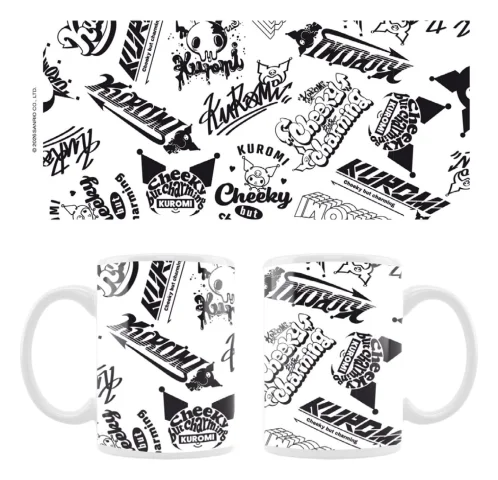 Produktbild zu Sanrio - Tasse - Kuromi Street Logos