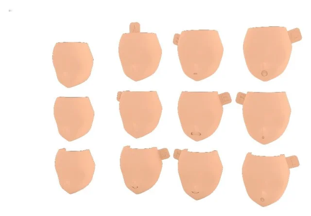 Produktbild zu Megami Device - Plastic Model Kit Zubeh&ouml;r - M.S.G Face Set Buster Doll (Skin Color D)