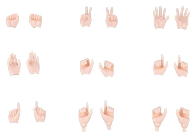 Produktbild zu Megami Device - Plastic Model Kit Zubeh&ouml;r - M.S.G 09 Hand Set (Skin Color B)