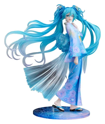 Produktbild zu Character Vocal Series - Scale Figure - Miku Hatsune (Music & Fire Works Ver.)