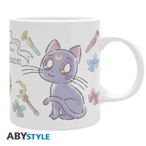 Produktbild zu Sailor Moon - Tasse - Luna & Artemis (Chibi)