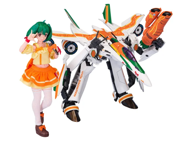Produktbild zu Macross - VARIABLE FIGHTER GIRLS - VF-25F Messiah & Ranka Lee (Macross 40th Anniversary)