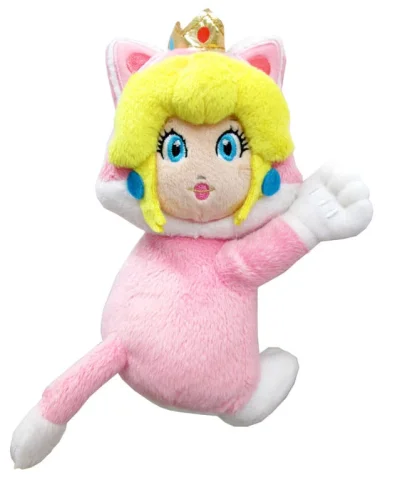 Produktbild zu Super Mario - Pl&uuml;sch - Katzen-Peach