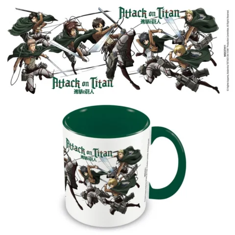 Produktbild zu Attack on Titan - Tasse - Characters Season 3