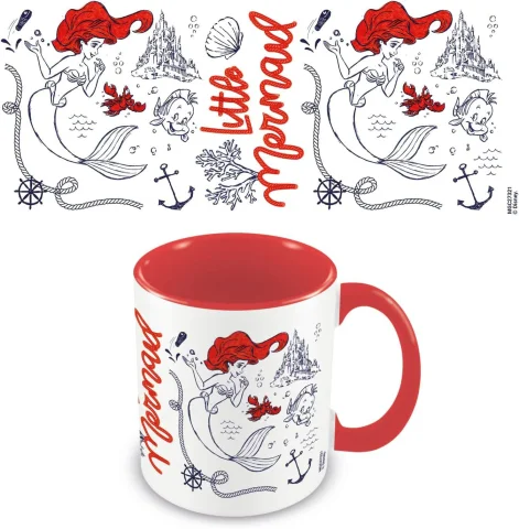 Produktbild zu Arielle, die Meerjungfrau - Tasse - Little Mermaid Red