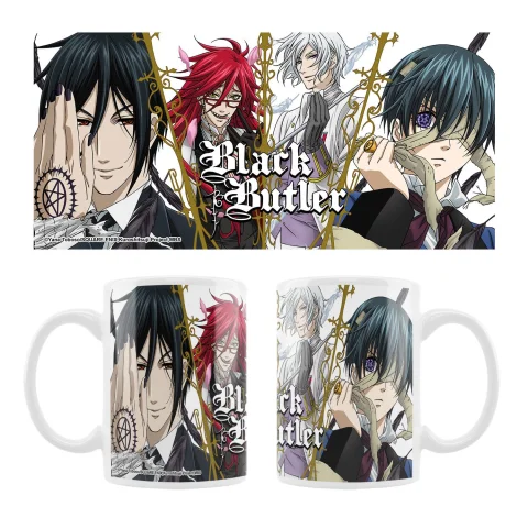 Produktbild zu Black Butler - Tasse - Sebastian, Grell, Ash & Ciel