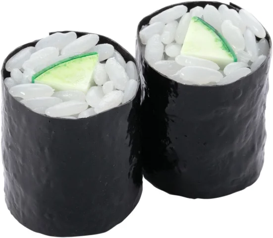 Produktbild zu Sushi Plastic Model - Plastic Model Kit - Kappa Maki (Cucumber Sushi Roll)