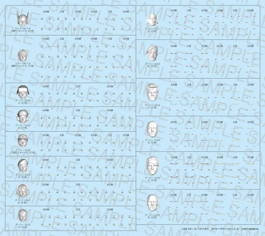 Produktbild zu Hexa Gear - Plastic Model Kit Zubeh&ouml;r - Governor Decal Set Type-A