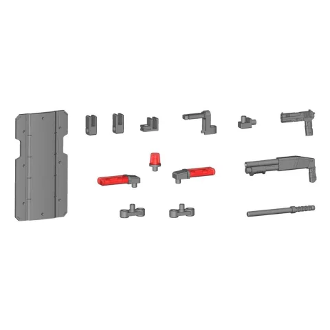 Produktbild zu M.S.G - Plastic Model Kit Zubeh&ouml;r - WEAPON UNIT41 Ballistic Shield