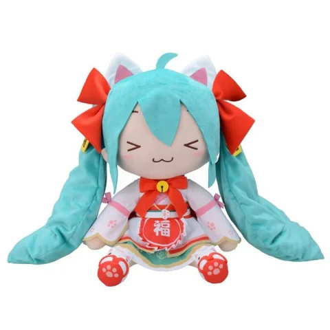 Produktbild zu Character Vocal Series - Mofu Mofu Nuigurumi - Miku Hatsune (Maneki Miku)