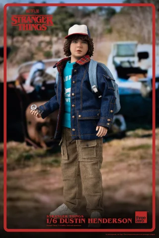 Produktbild zu Stranger Things - Scale Action Figure - Dustin Henderson